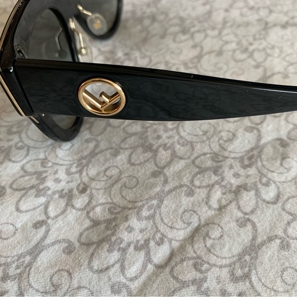 Fendi Authentic Women’s Sunglasses FF0360/G/S Black Gradient 51-21-145 New Italy main image 11